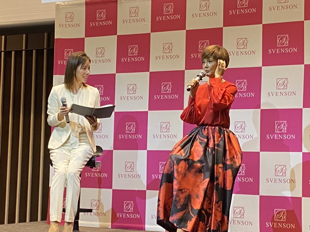 女優の南果歩さんが就任！レディス スヴェンソン ブランドアンバサダー就任発表会