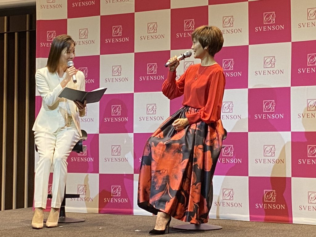 女優の南果歩さんが就任！レディス スヴェンソン ブランドアンバサダー就任発表会