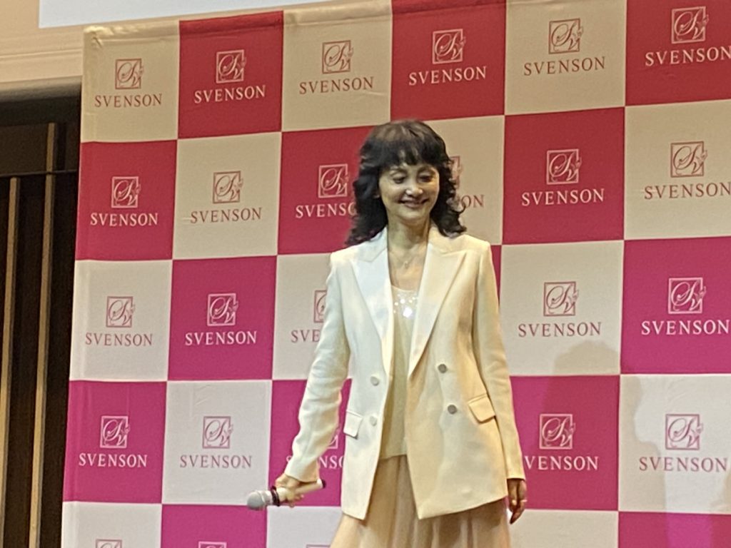 女優の南果歩さんが就任！レディス スヴェンソン ブランドアンバサダー就任発表会