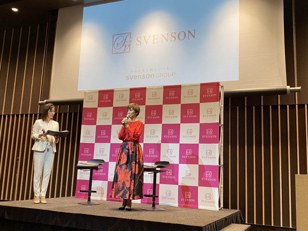 女優の南果歩さんが就任！レディス スヴェンソン ブランドアンバサダー就任発表会