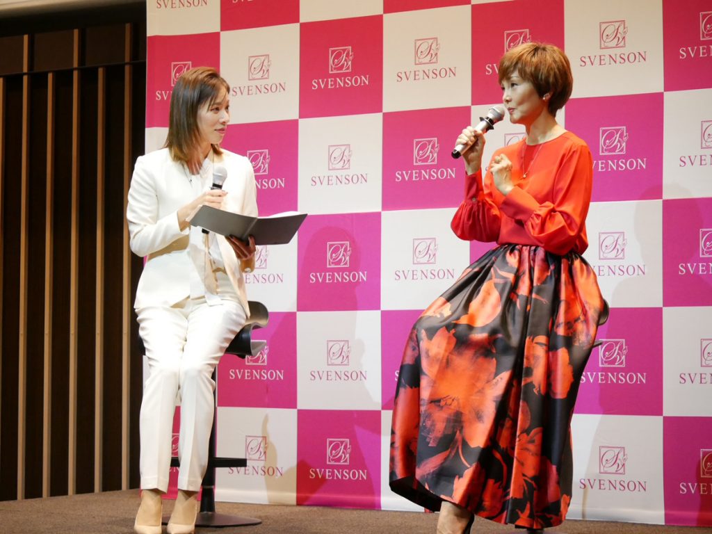 女優の南果歩さんが就任！レディス スヴェンソン ブランドアンバサダー就任発表会