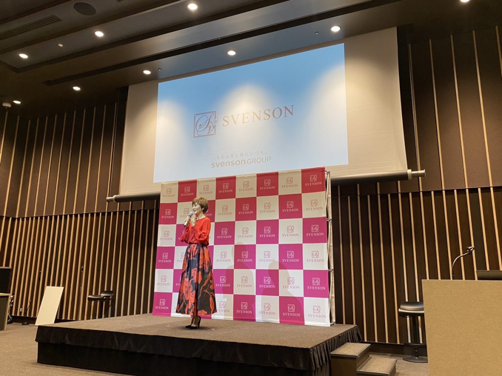 女優の南果歩さんが就任！レディス スヴェンソン ブランドアンバサダー就任発表会